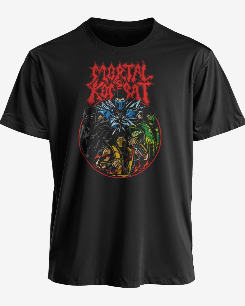 Polera premium Negro de Mortal