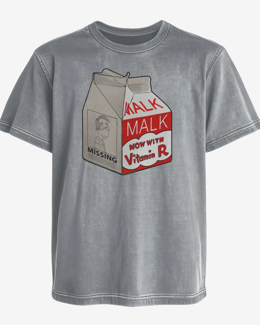 Polera desgastada Gris Melange de Lache