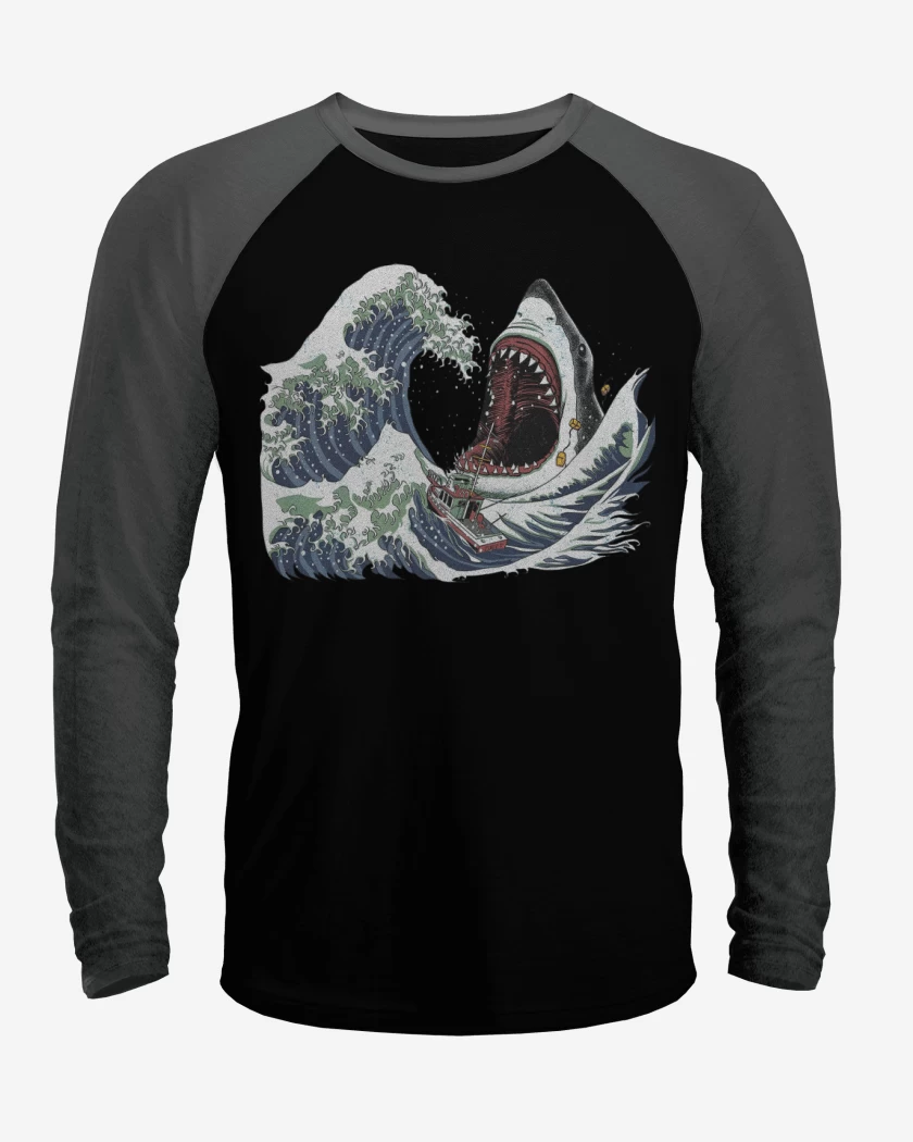 Polera Raglan La Gran Ola & El Gran Blanco