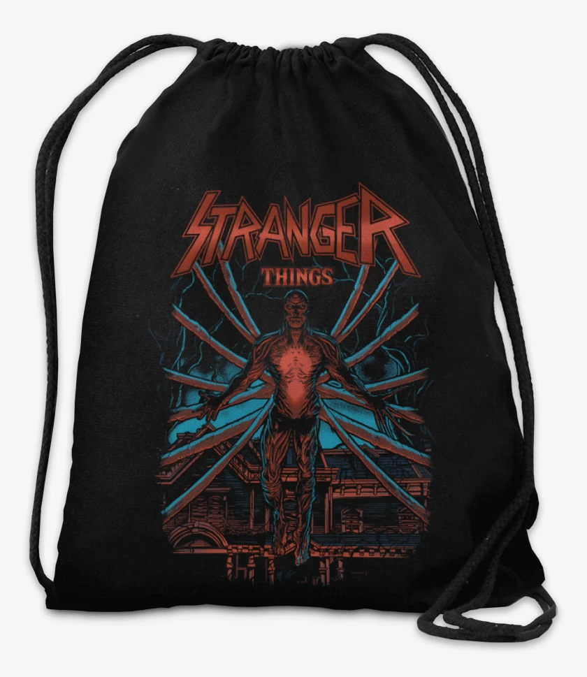 Mochila Negro de Stranger Vecna 