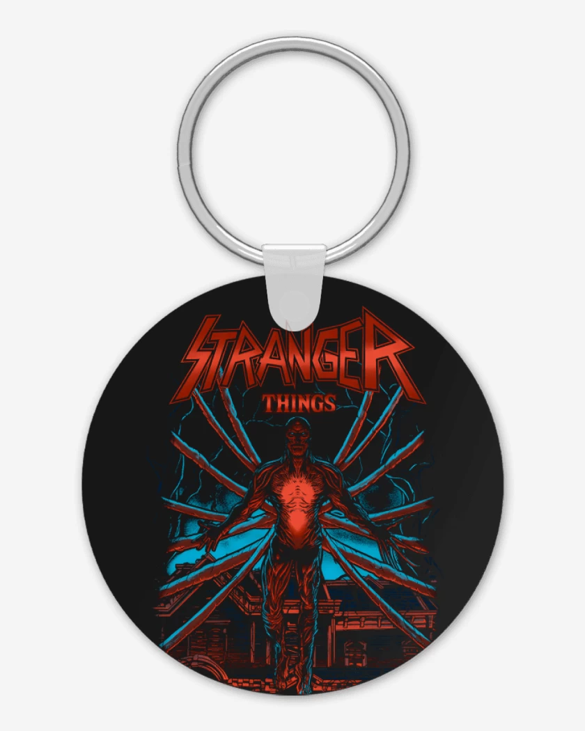 Llavero Negro de Stranger Vecna 