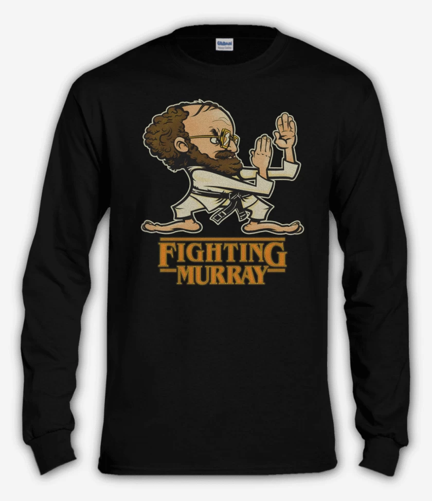 Polera manga larga Negro de Fighting Murray