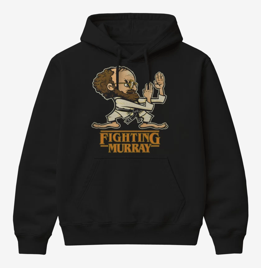 Poleron Canguro básico Negro de Fighting Murray