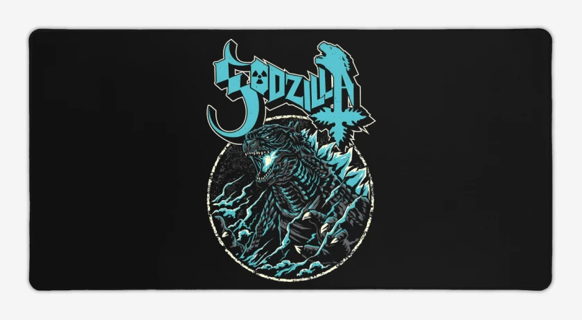 Mouse pad Gamer Negro de Ghostzilla