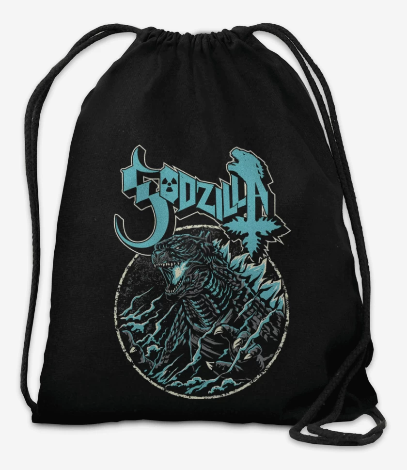 Mochila Negro de Ghostzilla