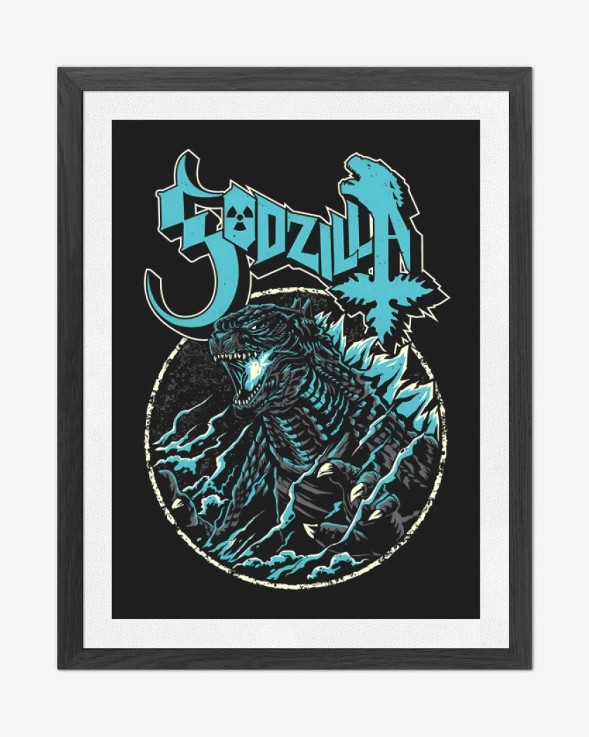 Cuadro decorativo Negro de Ghostzilla