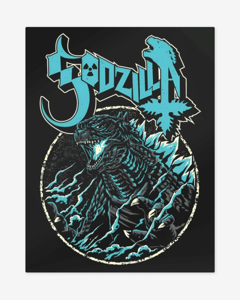 Print metalico Ghostzilla