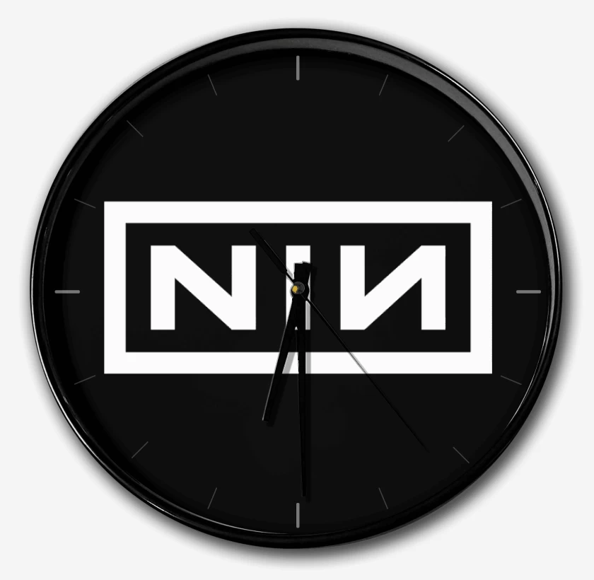 Reloj Negro de Nine Inch Nails