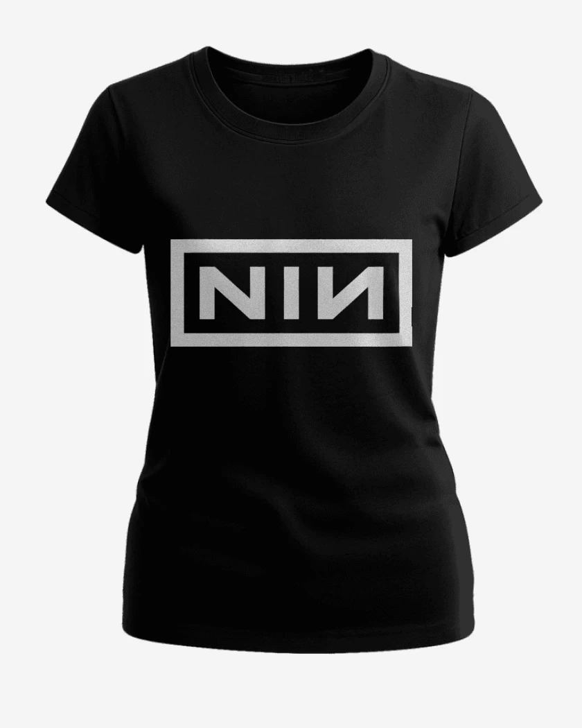 Polera de Mujer Negro de Nine Inch Nails