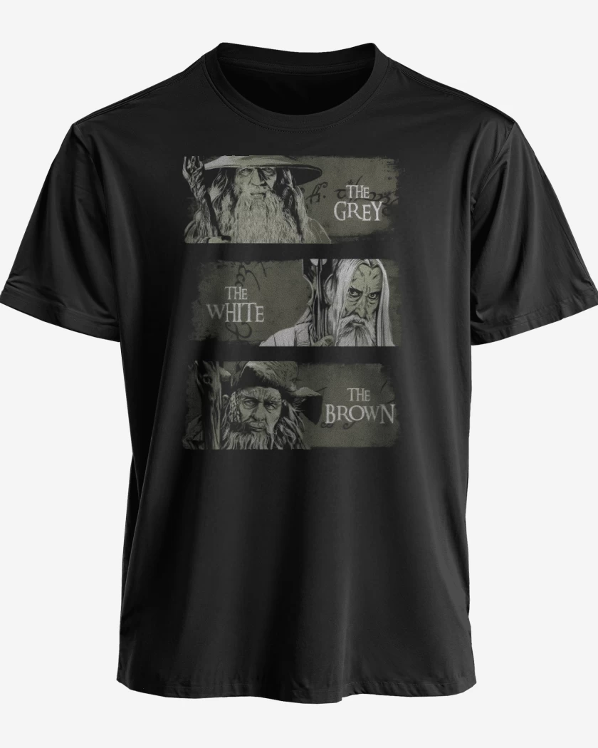 Polera El Gris, el Blanco & El Pardo