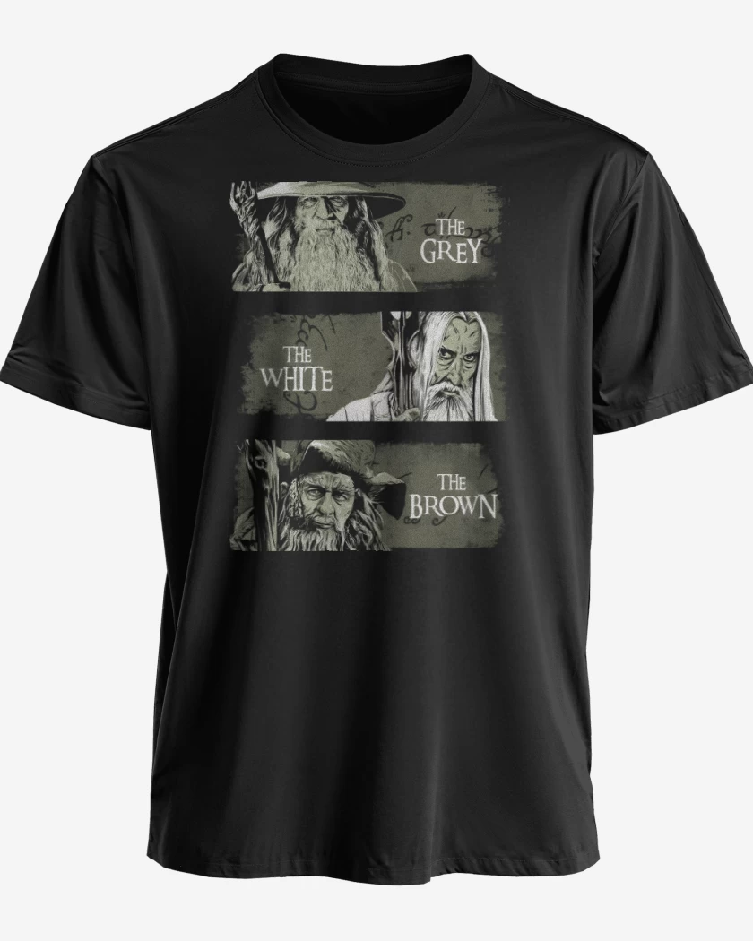 Polera premium Negro de El Gris, el Blanco & El Pardo