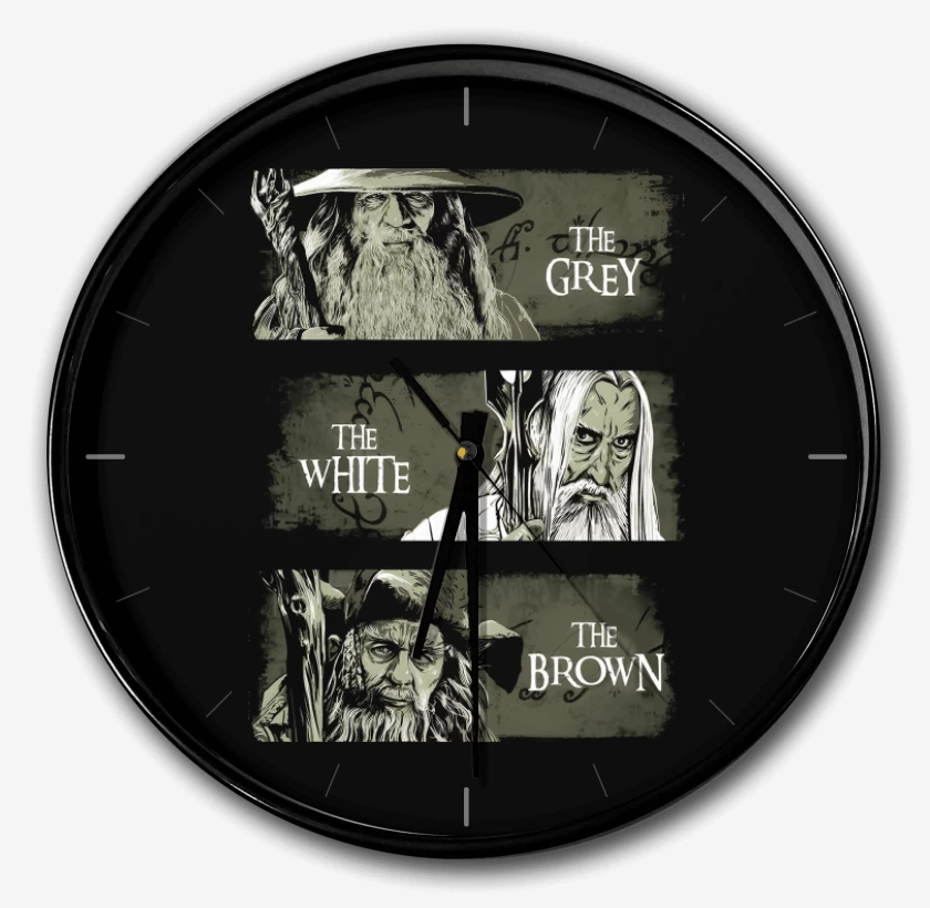 Reloj Negro de El Gris, el Blanco & El Pardo
