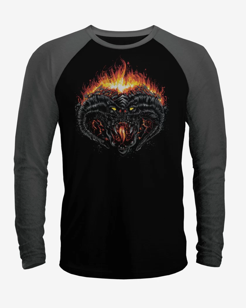 Polera Raglan Demonio del Abismo