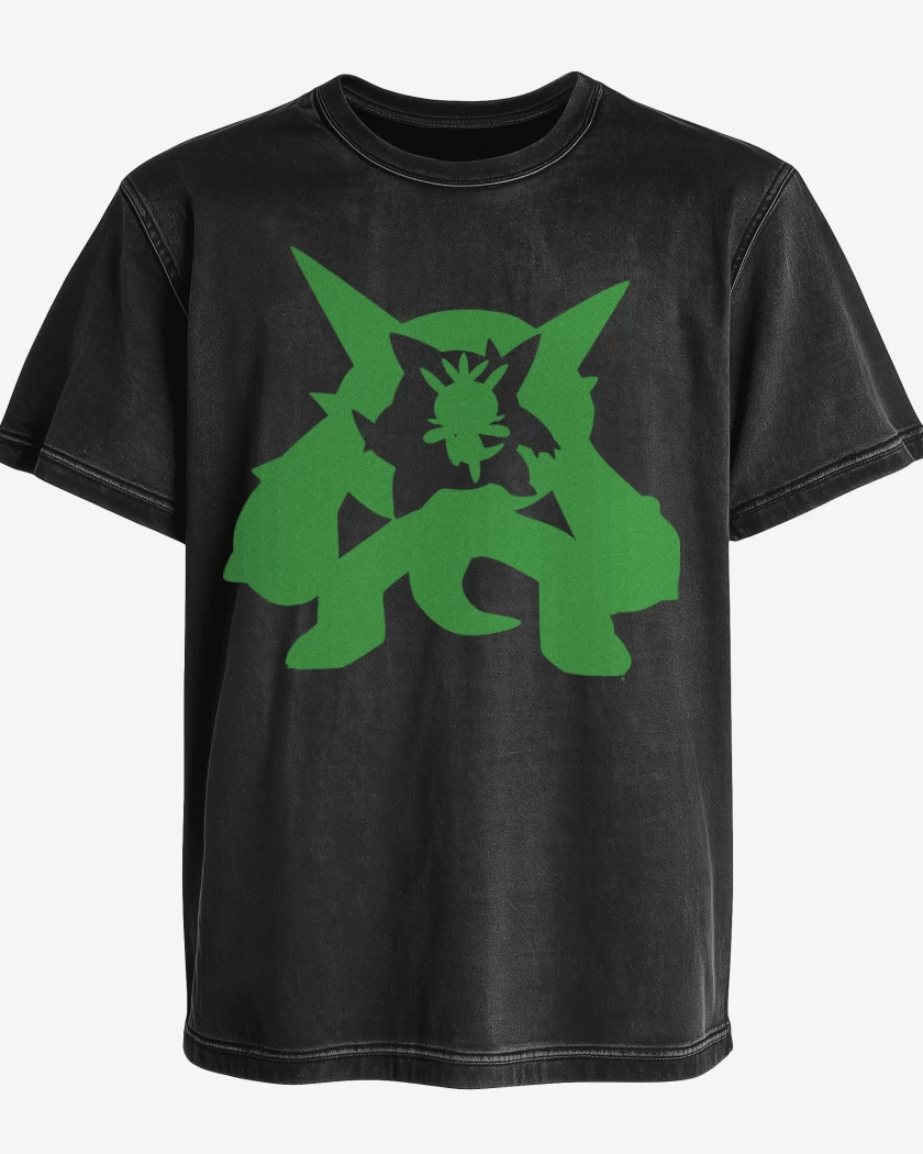 Polera desgastada Negro de Chesvolution