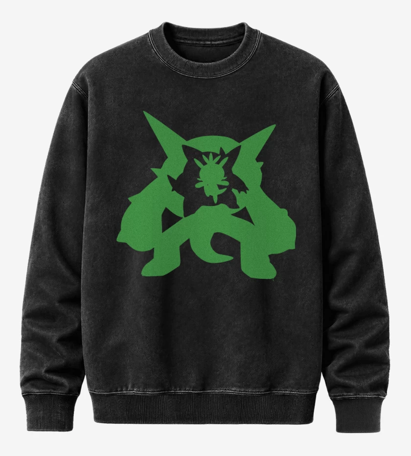 Poleron Polo Acid Wash Negro de Chesvolution