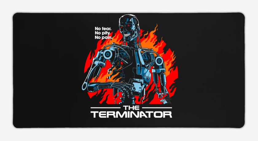 Mouse pad Gamer Negro de The terminator