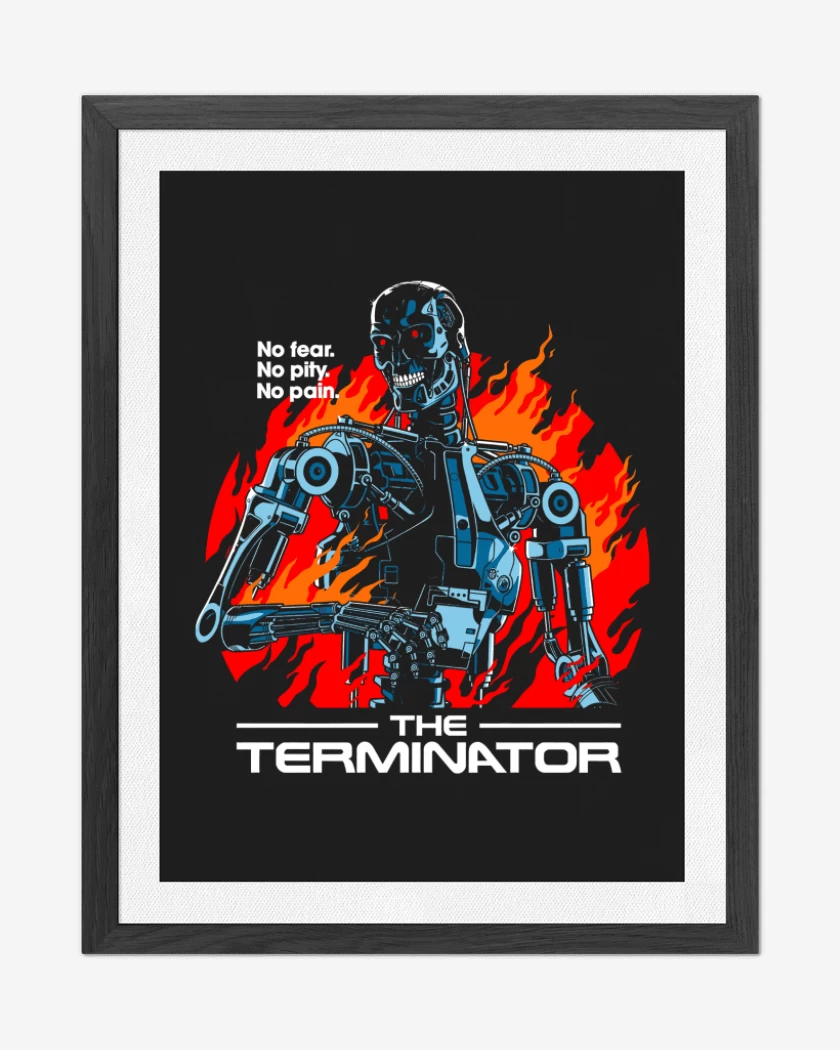 Cuadro decorativo Negro de The terminator