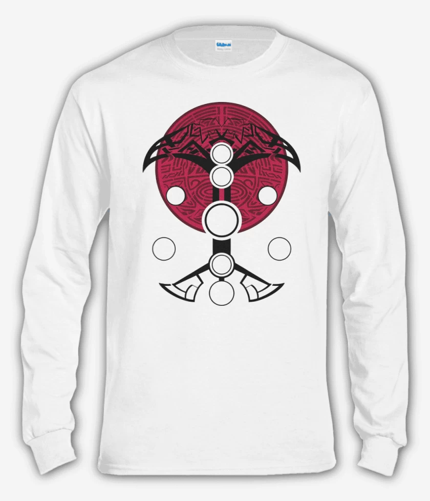Polera manga larga Blanco de Love and Thunder