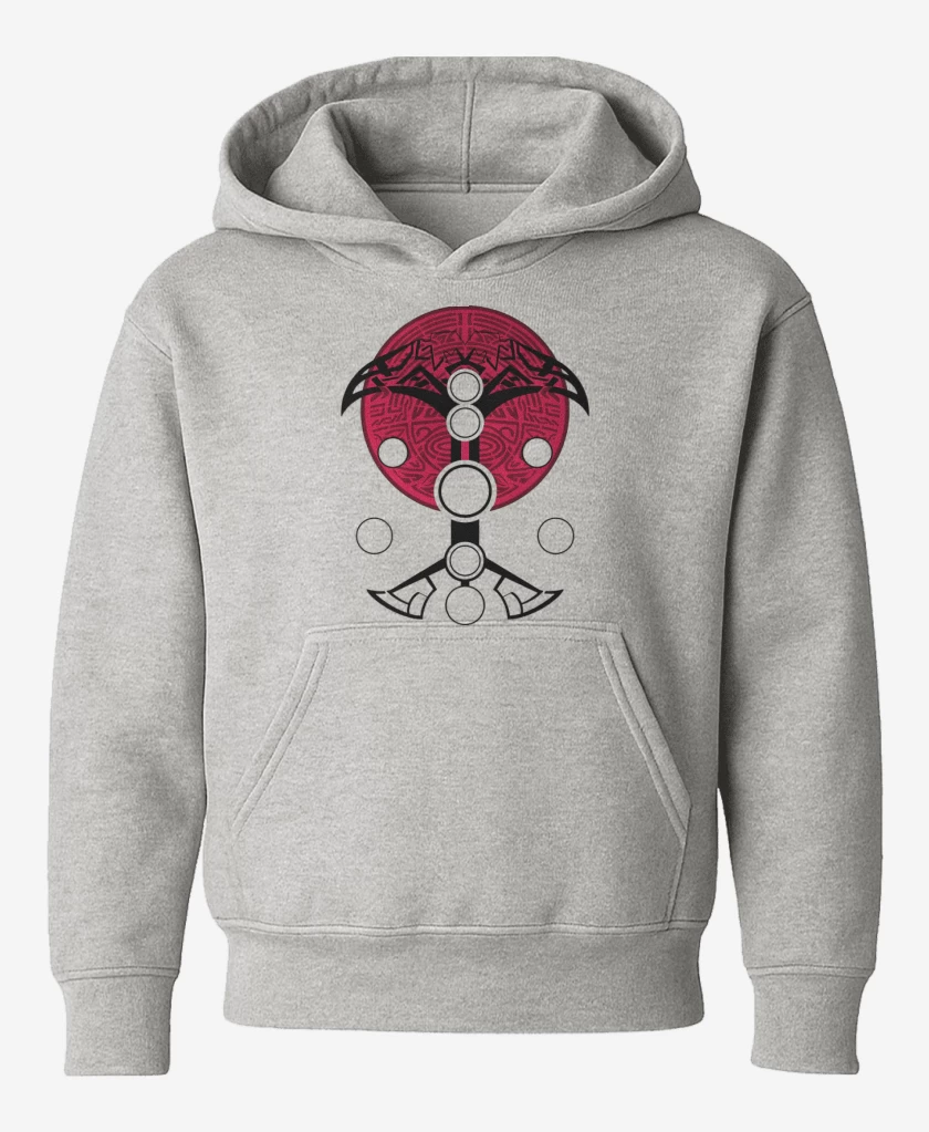 Poleron de niño Gris Melange de Love and Thunder
