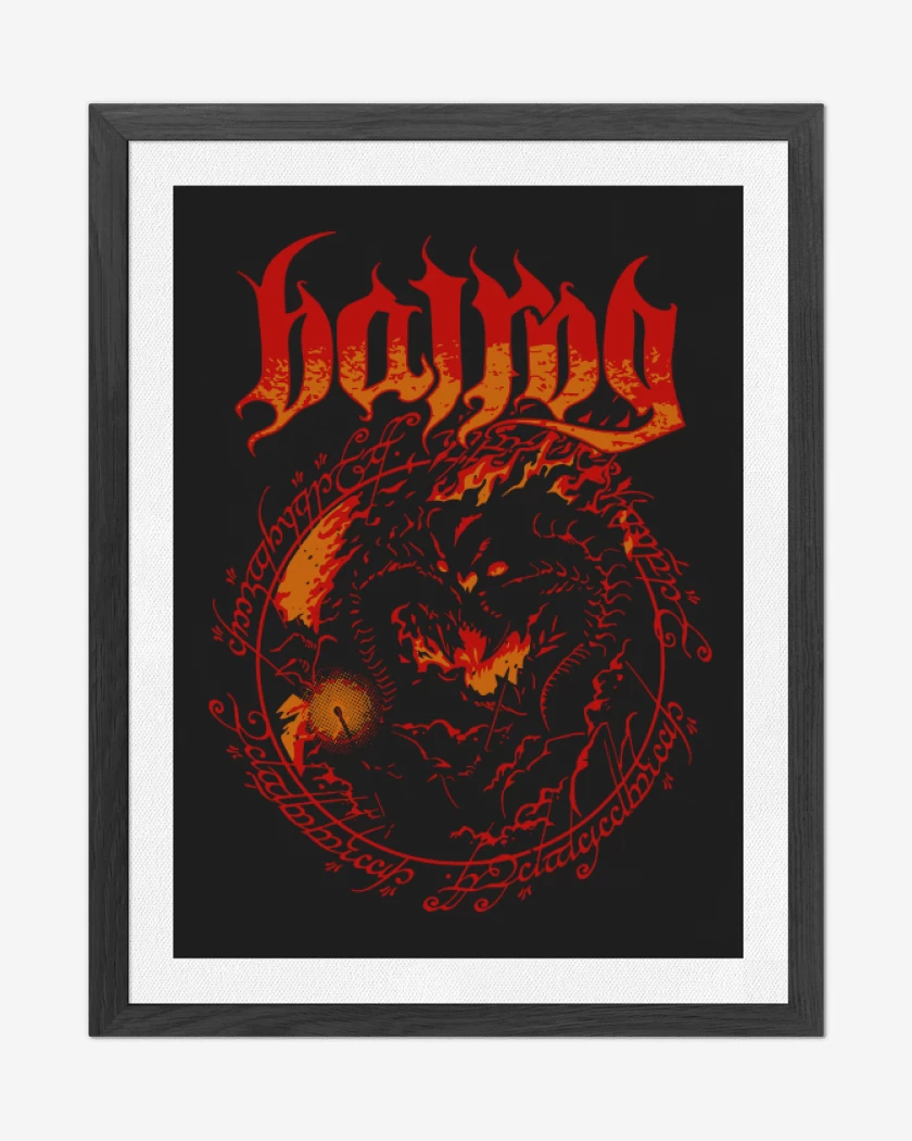 Cuadro decorativo Demonio de Fuego