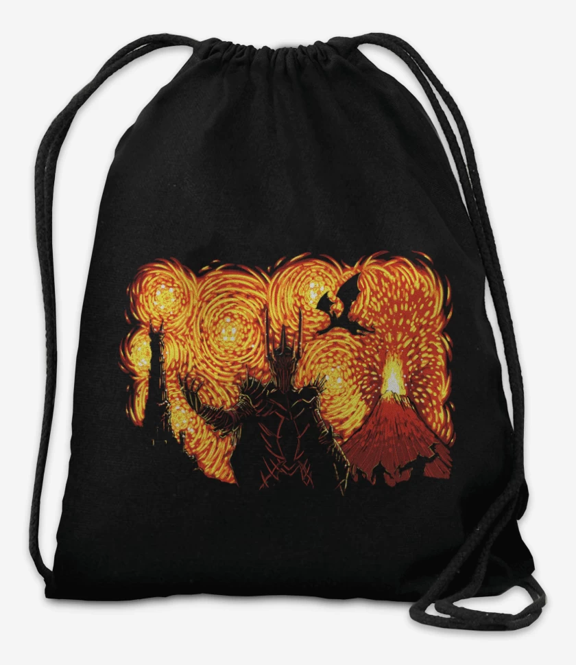 Mochila Negro de Sauron de Van Gogh
