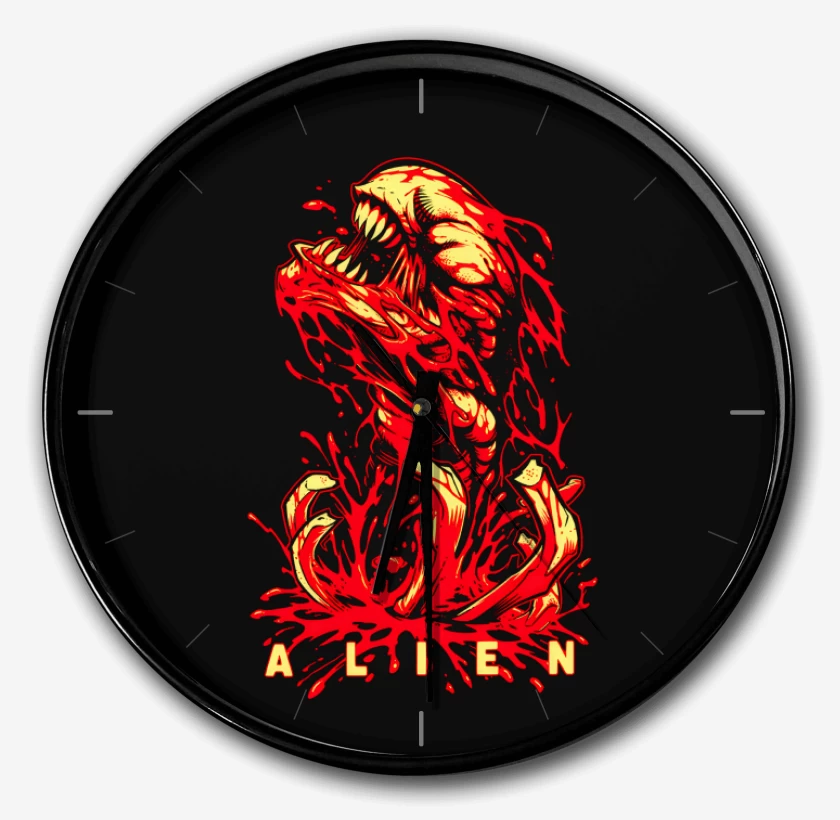 Reloj Negro de Maldito Alien
