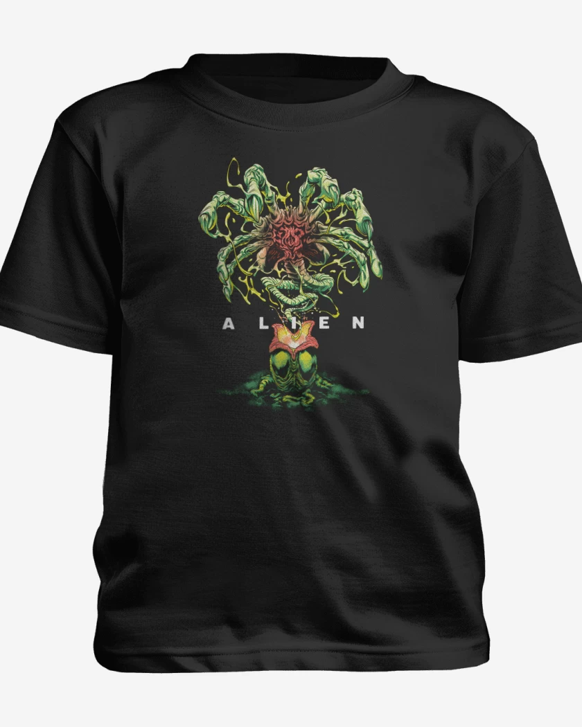 Polera de niño Negro de AbrazaCaras