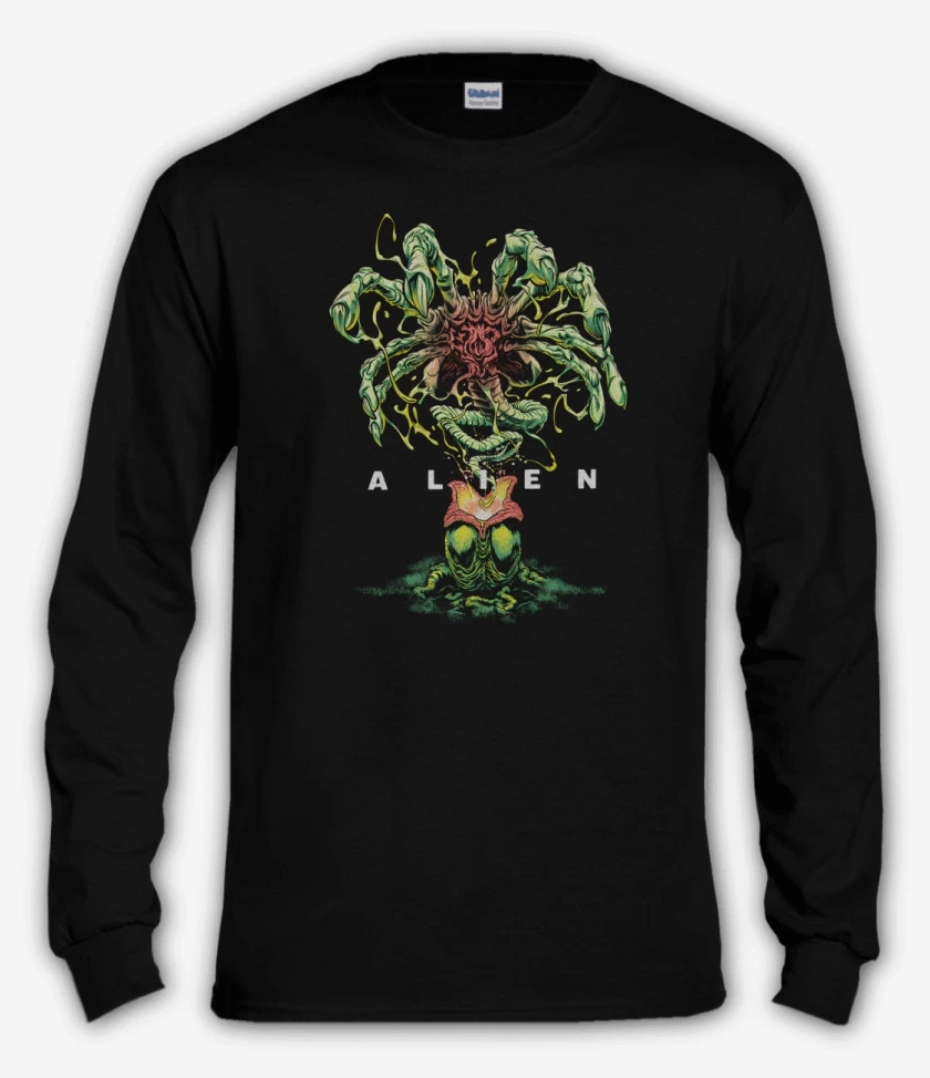 Polera manga larga Negro de AbrazaCaras