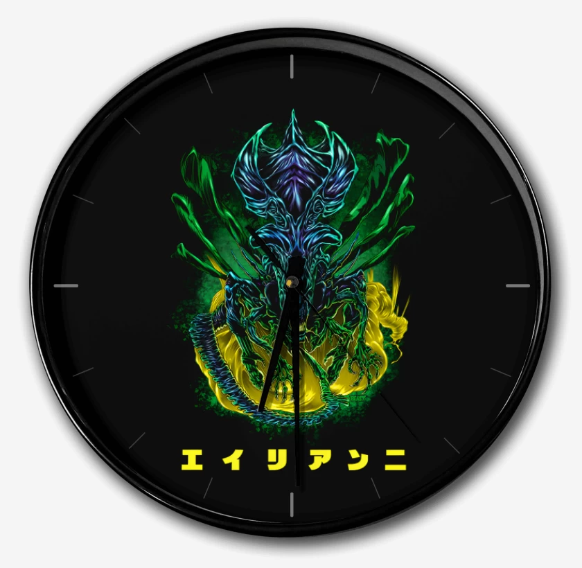 Reloj Negro de Reina Alien