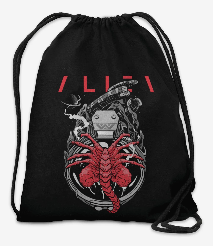 Mochila Negro de Parásito Espacial
