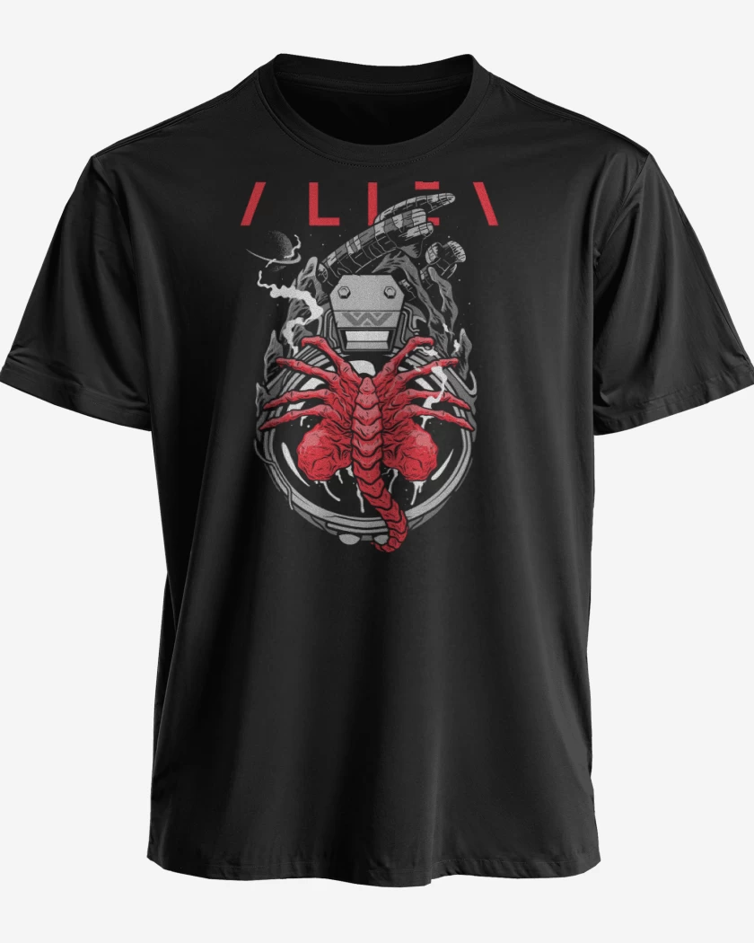 Polera premium Negro de Parásito Espacial