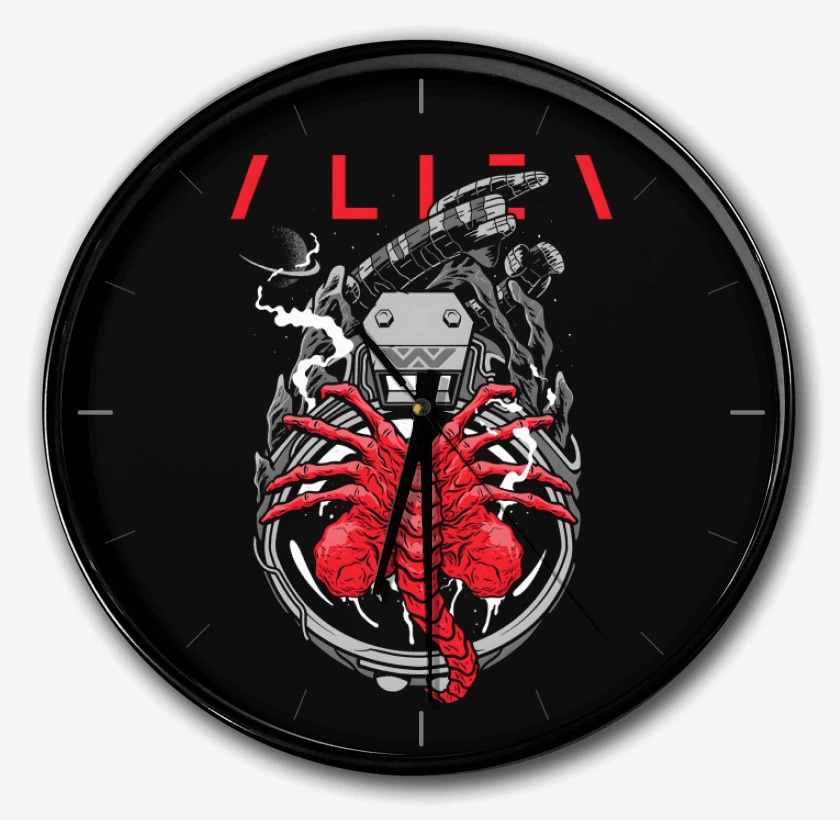 Reloj Negro de Parásito Espacial