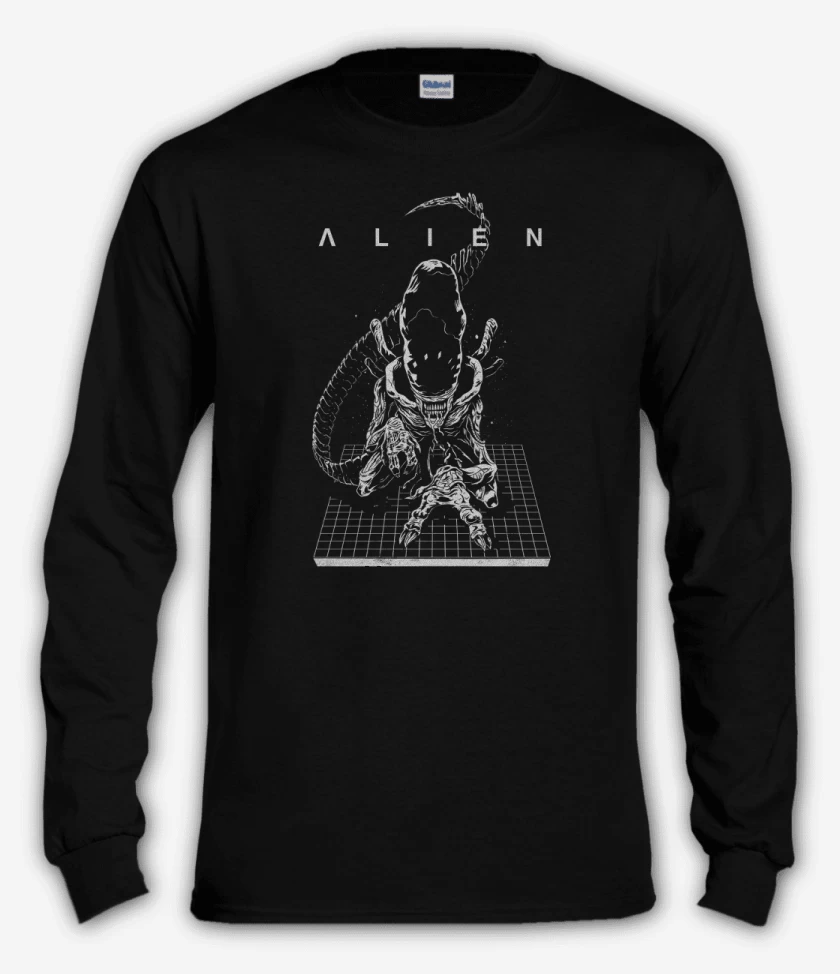Polera manga larga Negro de El Octavo Pasajero