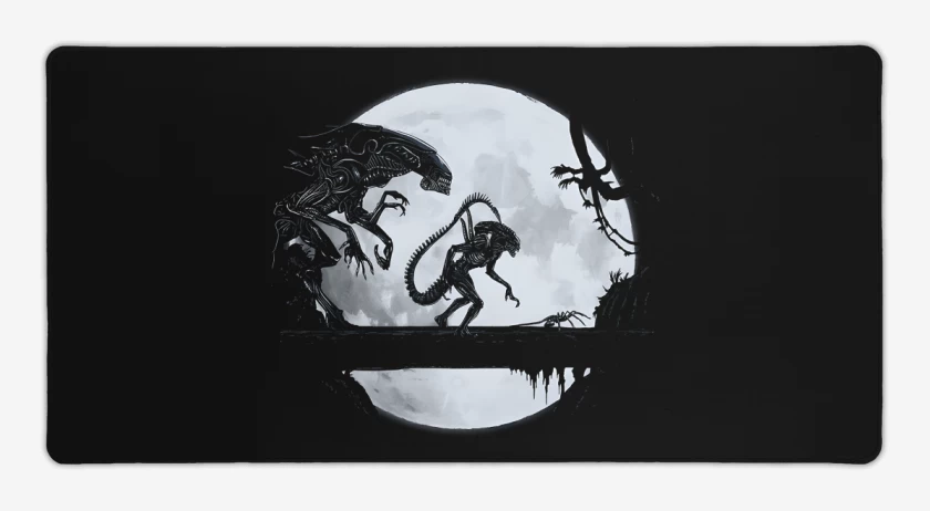 Mouse pad Gamer Negro de Hakunamorpho