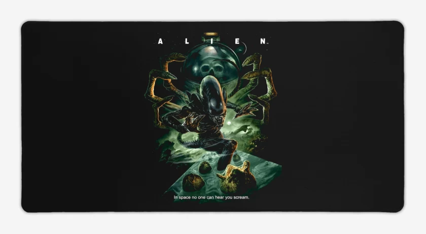 Mouse pad Gamer Negro de The Alien