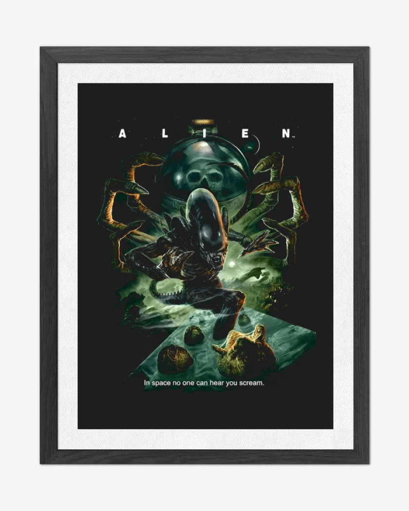 Cuadro decorativo Negro de The Alien