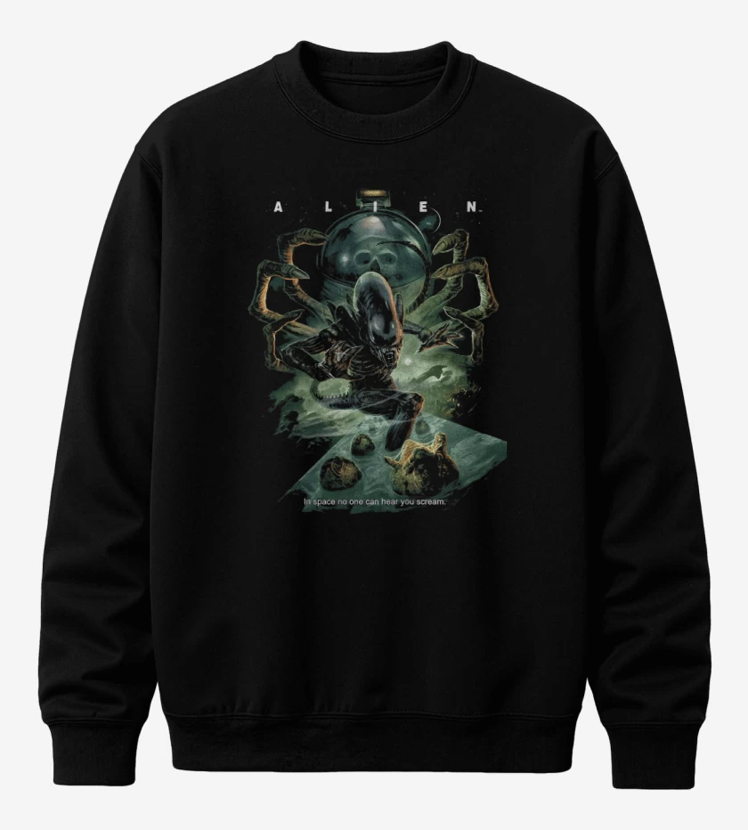 Poleron polo Negro de The Alien
