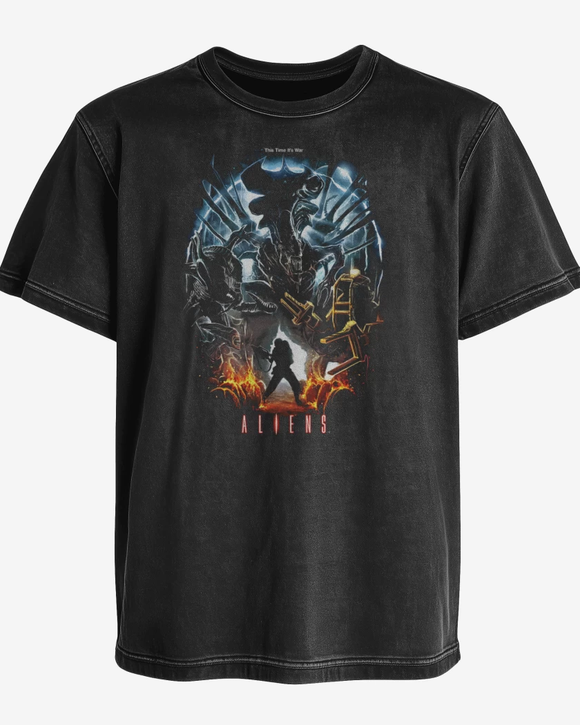Polera desgastada Aliens nro 3