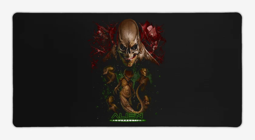 Mouse pad Gamer Negro de Alien Resurrection