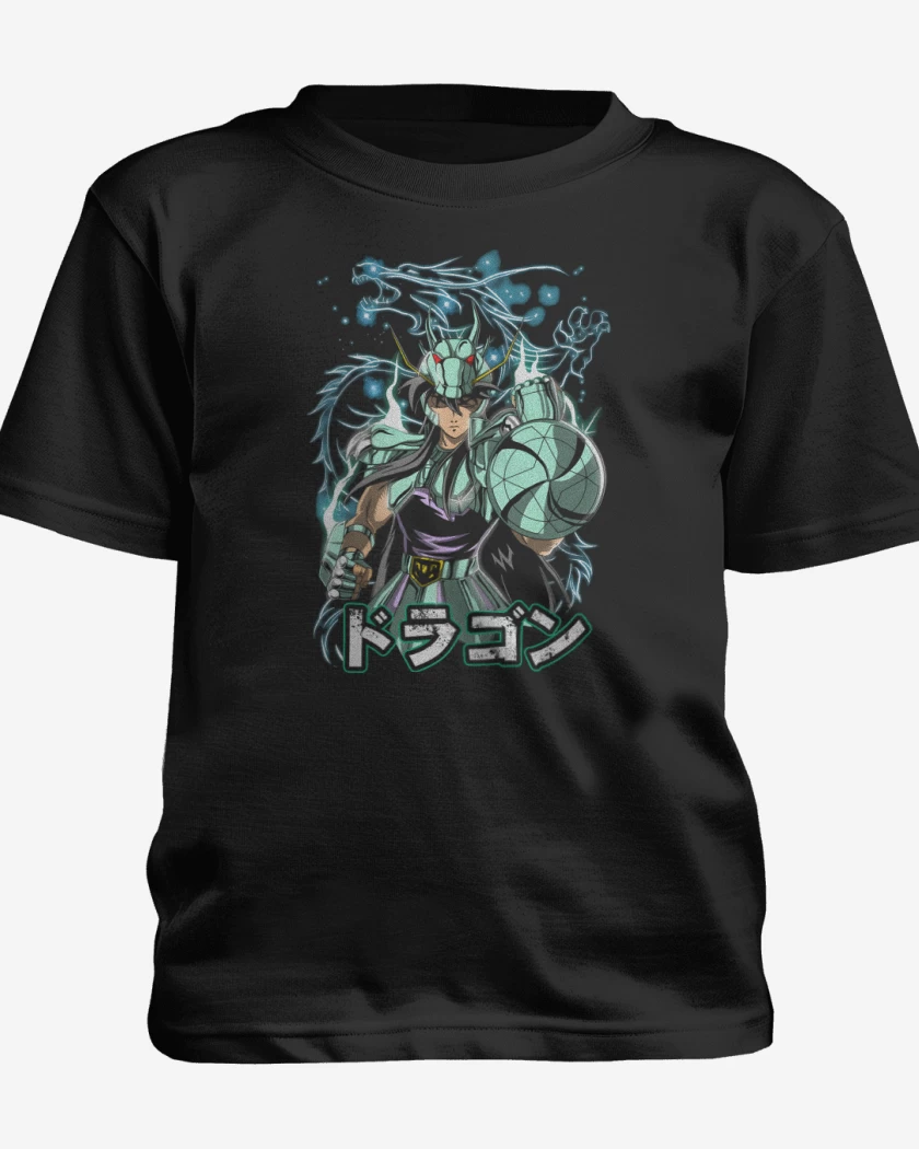 Polera de niño Negro de Ira del Dragon