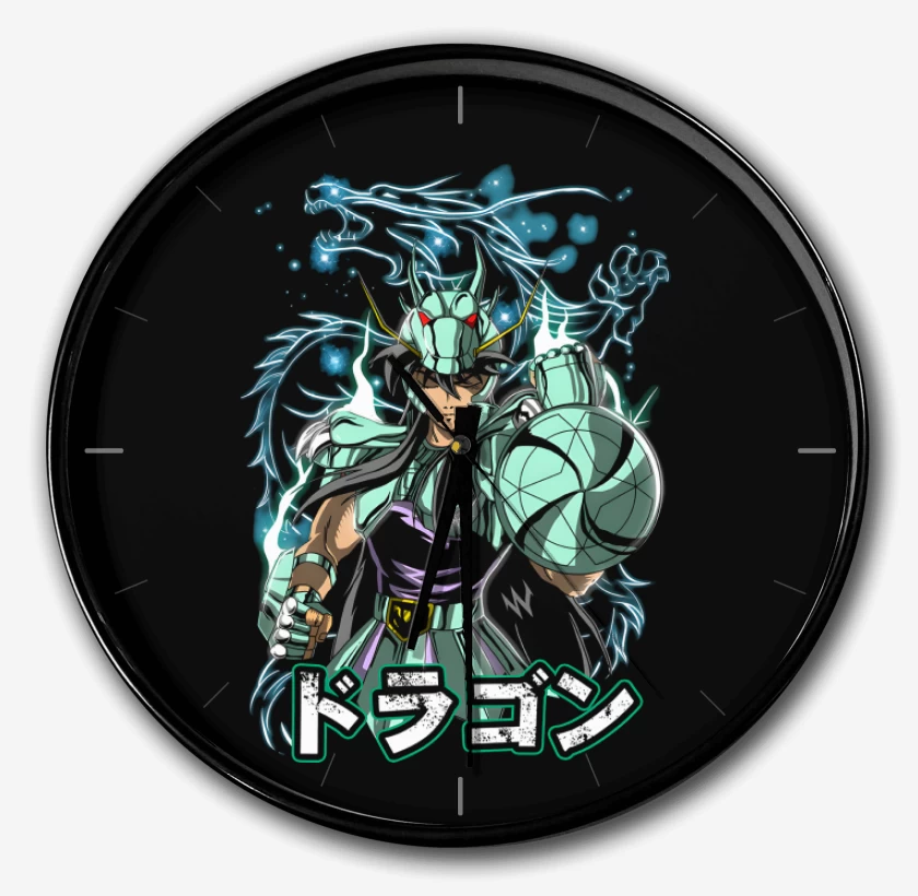 Reloj Negro de Ira del Dragon