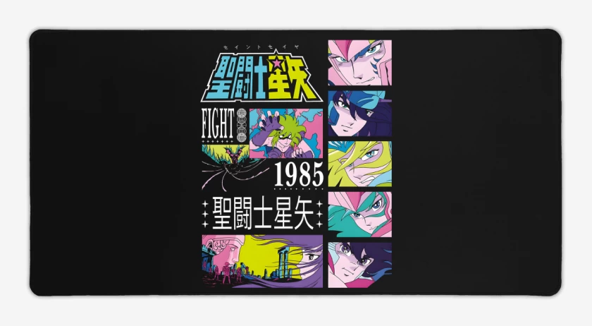 Mouse pad Gamer Los Caballeros del Zodiaco