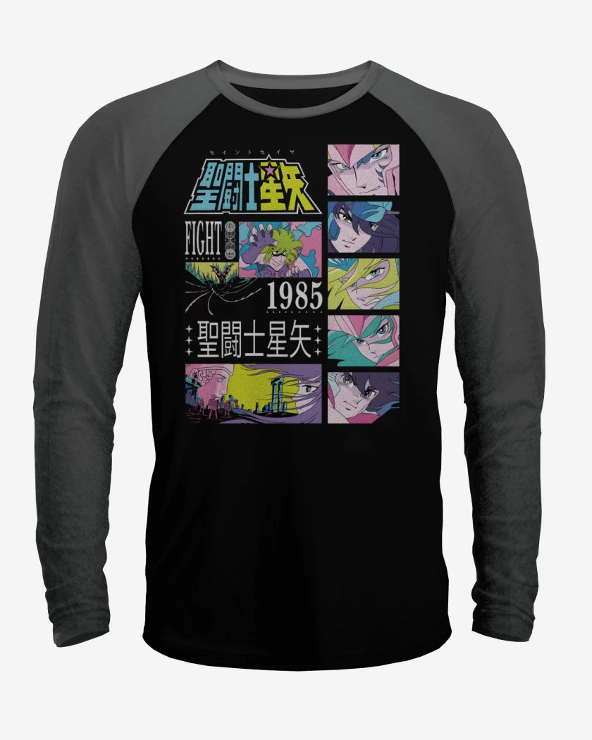 Polera Raglan Los Caballeros del Zodiaco