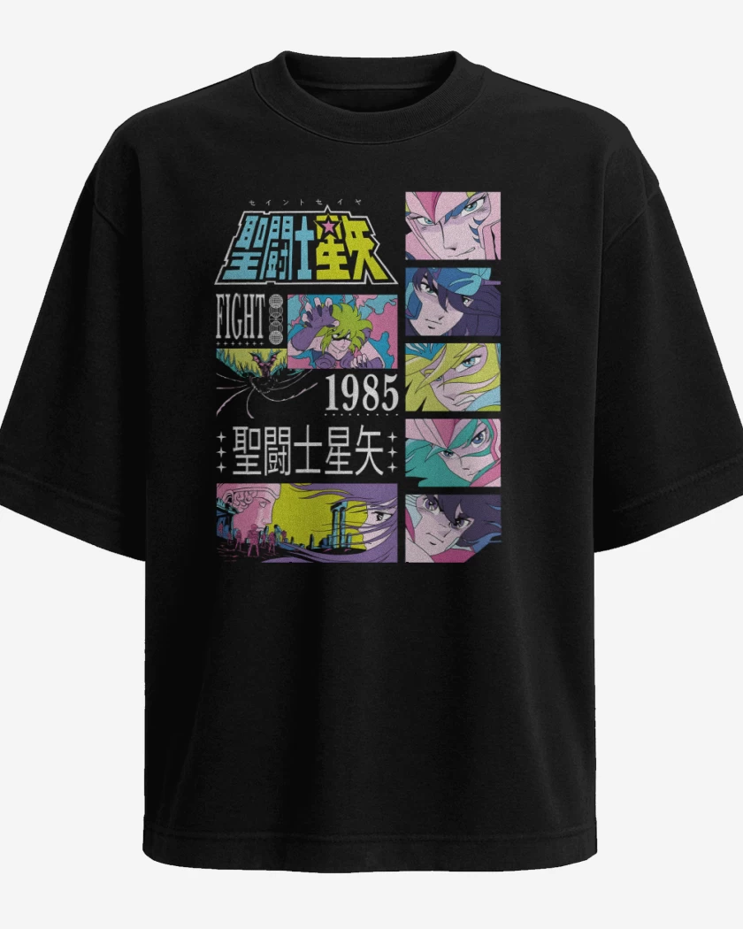 Polera Oversize Los Caballeros del Zodiaco