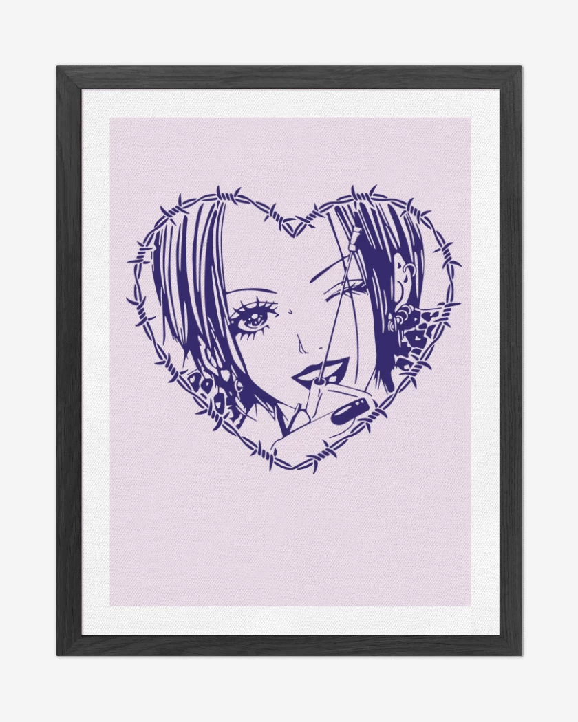 Cuadro decorativo Rosa Pastel de Nana Osaki