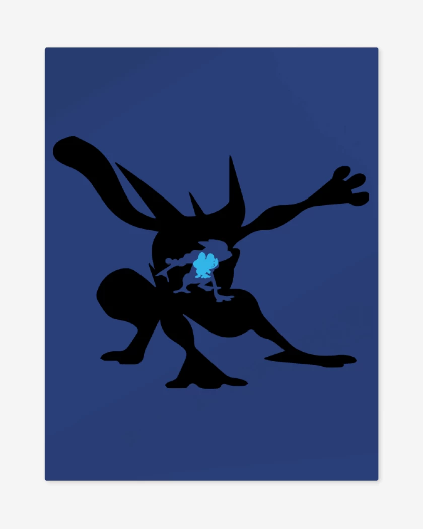 Print metalico Azul Rey de Froakievolution