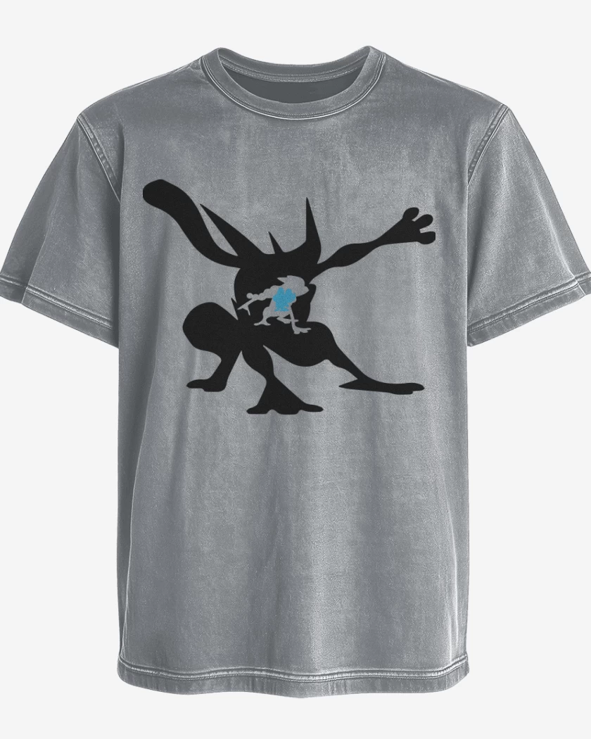 Polera desgastada Gris Melange de Froakievolution