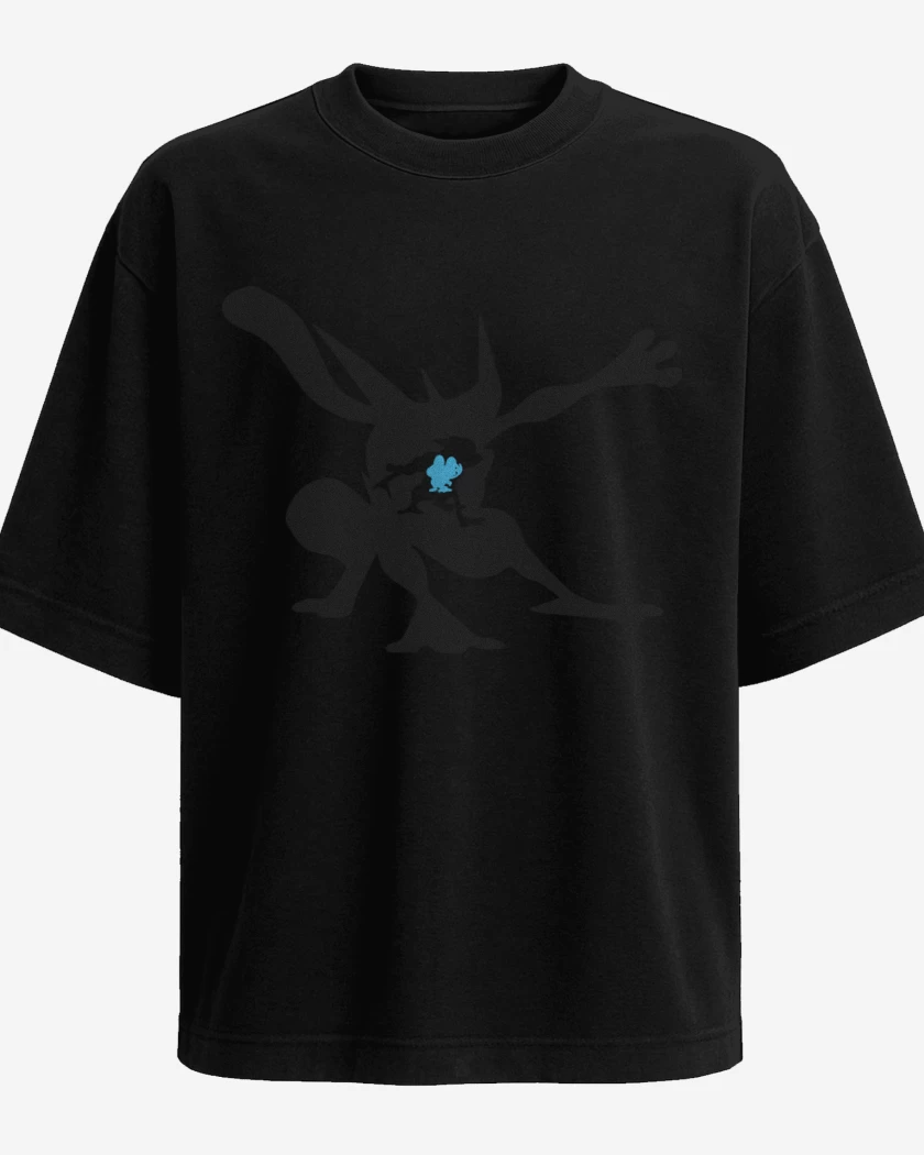Polera Oversize Negro de Froakievolution