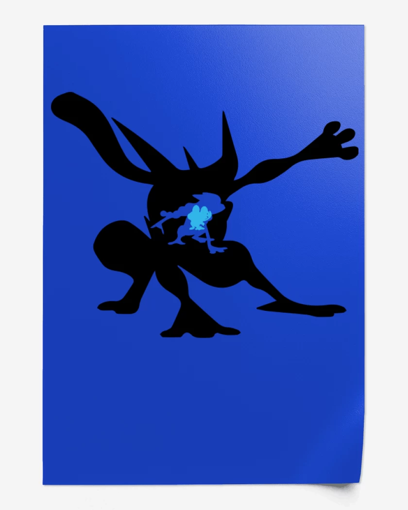 Print Azul Rey de Froakievolution