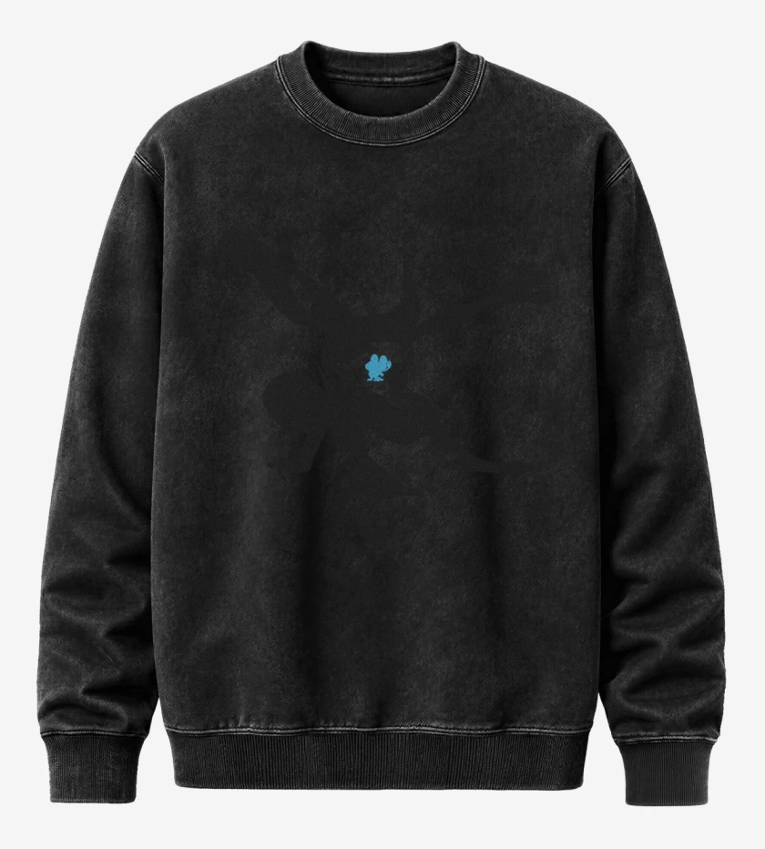 Poleron Polo Acid Wash Negro de Froakievolution